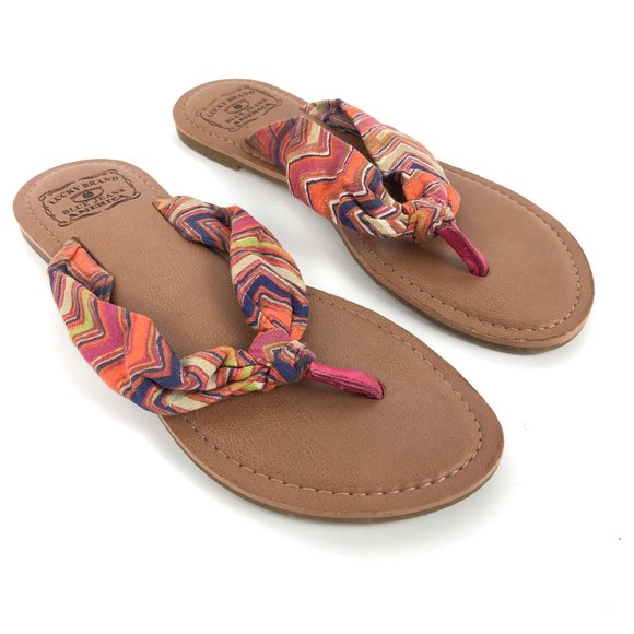Lucky Brand Shoes - 🦄2/$20 Lucky Brand Canvas Flip Flop Sandal